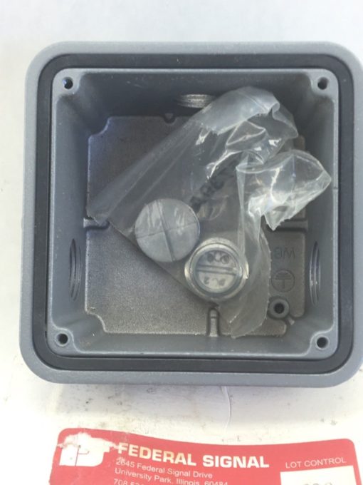 FEDERAL SIGNAL WB GREY WEATHERPROOF BOX (F289) 3