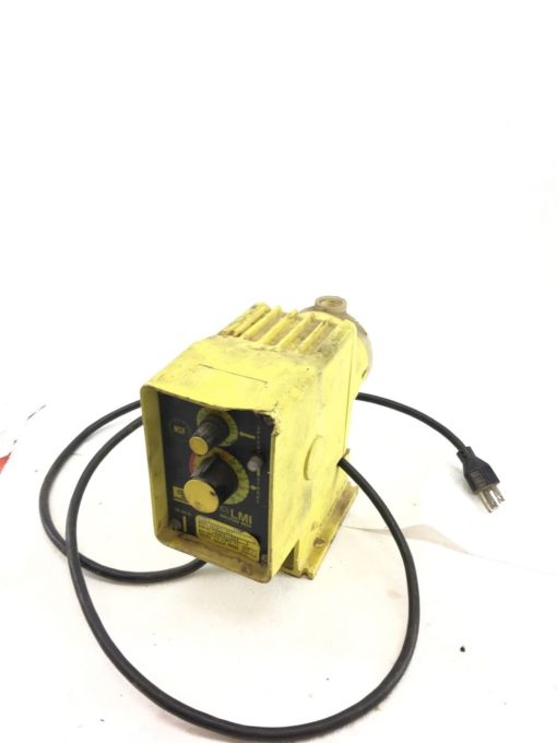 LMI MILTON ROY A141-151 PUMP, METERING, 115 V, 1 AMP, 250 PSI, 50/60HZ, (B368) 1