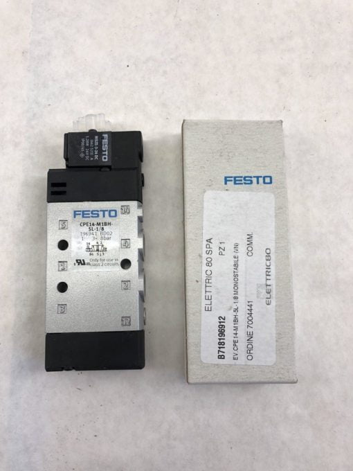 FESTO CPE14-M1BH-5L-1/8 SOLENOID VALVE (J30) 1