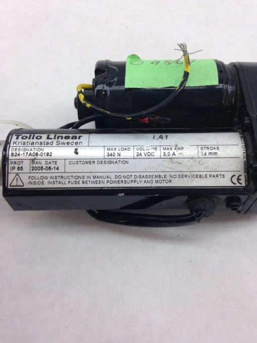 TOLLO LINEAR S24-17A08-0182 LINEAR ACTUATOR (A853) 2