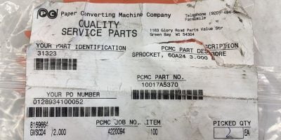 CHAIN SPROCKET 10017A5370 60A24 3