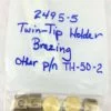 NEW! HARRIS 2495-5 BRASS TWIN-TIP HOLDERS FOR TH-50-2 5-PK FAST SHIP! (H155) 1