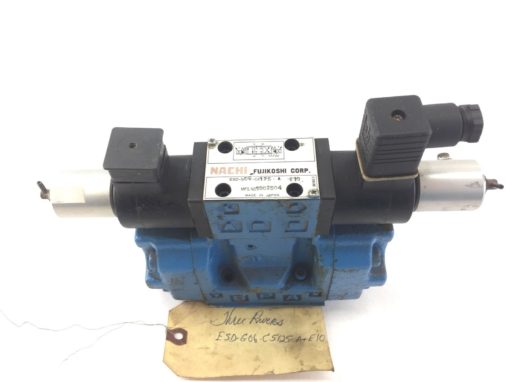 USED NACHI ESD-G06-C5125-A-E10 DBL SOLENOID HYD VALVE FAST SHIP!!! (B207) 1
