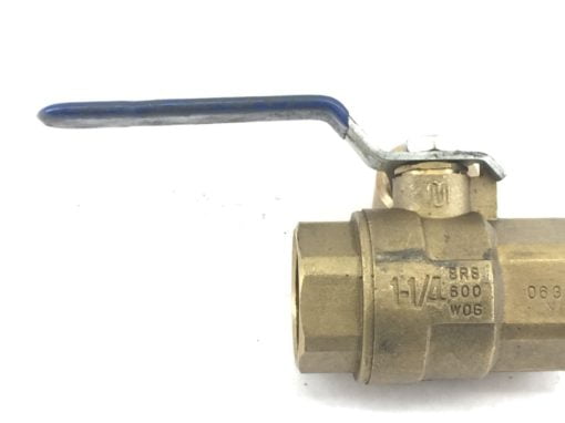 NEW! MILWAUKEE 0638 CAST BRONZE BALL VALVE 1-1/4 BRS 600WOG FAST SHIP!!! (HB10) 2