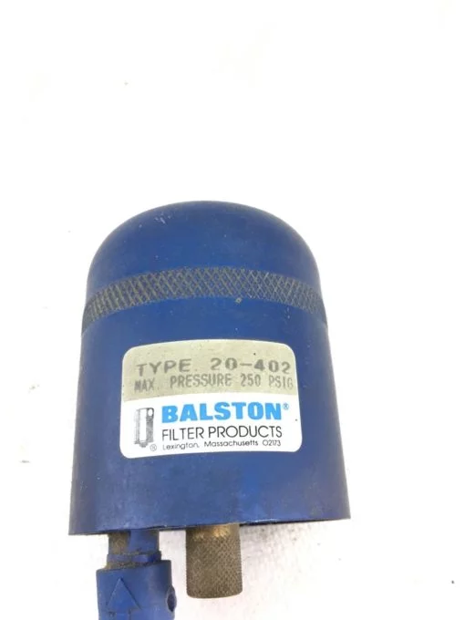 NEW BALSTON 20-402 FILTER ELEMENT MAX PRESSURE 250 PSIG, FAST SHIPPING! B369 2