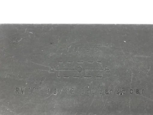 NNB! FLUTEC RV-12-1.0/ .12 CHECK VALVE 350 bar 4