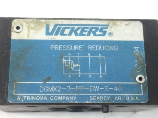 USED VICKERS DGMX2-3-PP-EW-S-40 PRESSURE REDUCING VALVE FAST SHIP!!! (A235) 2