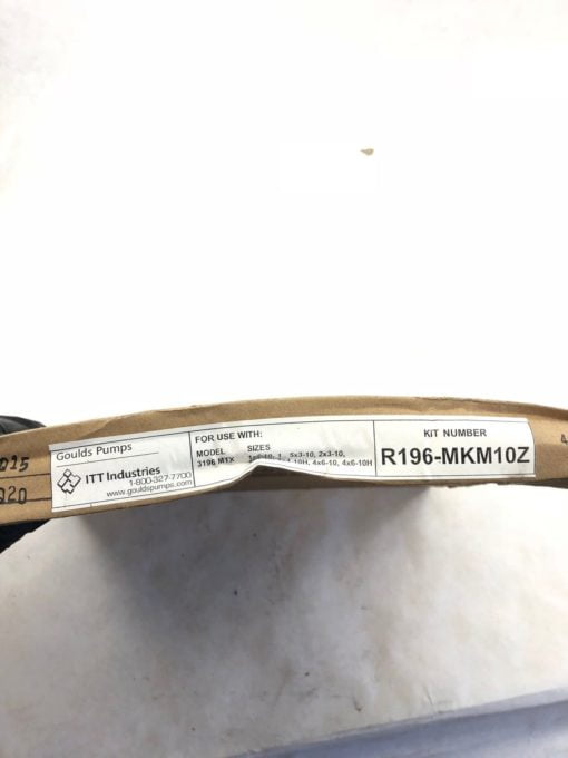 NEW IN BOX GOULDS PUMPS R196-MKM10Z MAINTENANCE REPAIR KIT 3196 MTX (B459) 2