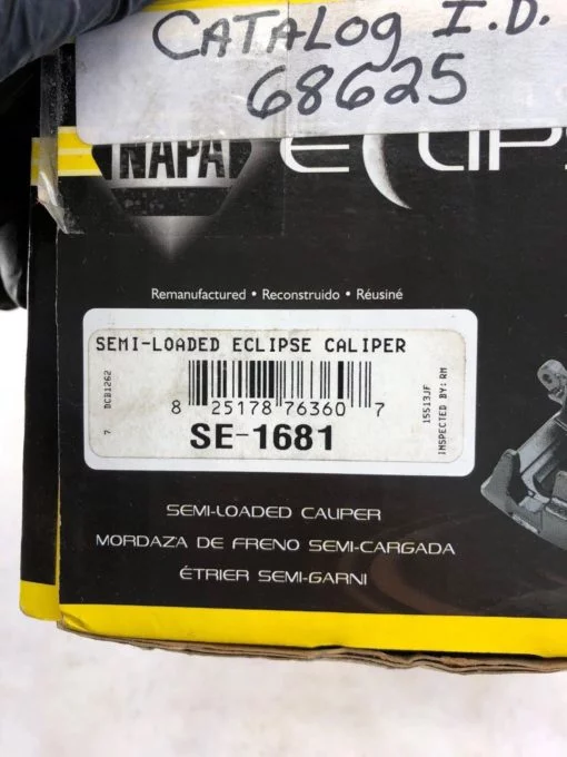NEW IN BOX NAPA SE-1681 SEMI LOADED ECLIPSE CALIPER, FAST SHIP! (B459) 2