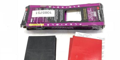 NEW IN BOX 3M 05888 FLEXIBLE BUMPER PATCH, BLACK AND RED, FAST SHIP! (B459) 1