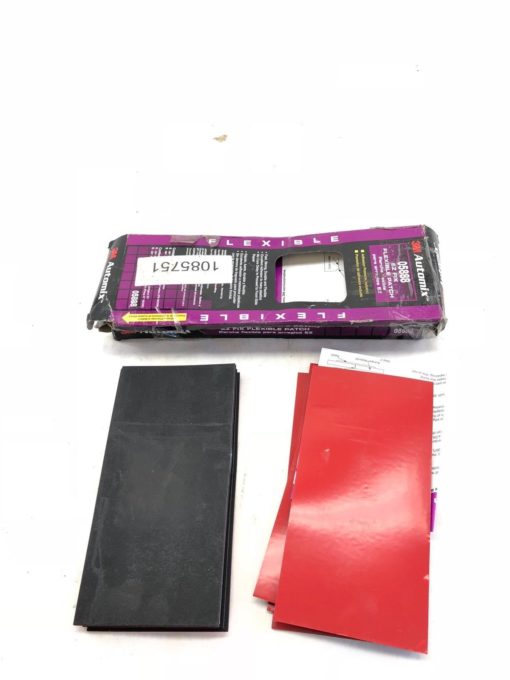 NEW IN BOX 3M 05888 FLEXIBLE BUMPER PATCH, BLACK AND RED, FAST SHIP! (B459) 1