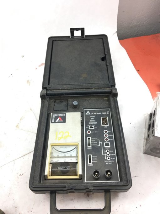 USED AMPROBE SPIKE SAG SURGE RECORDER 115 VOLT 60HZ CHART DRIVE MOTOR, (B369) 1