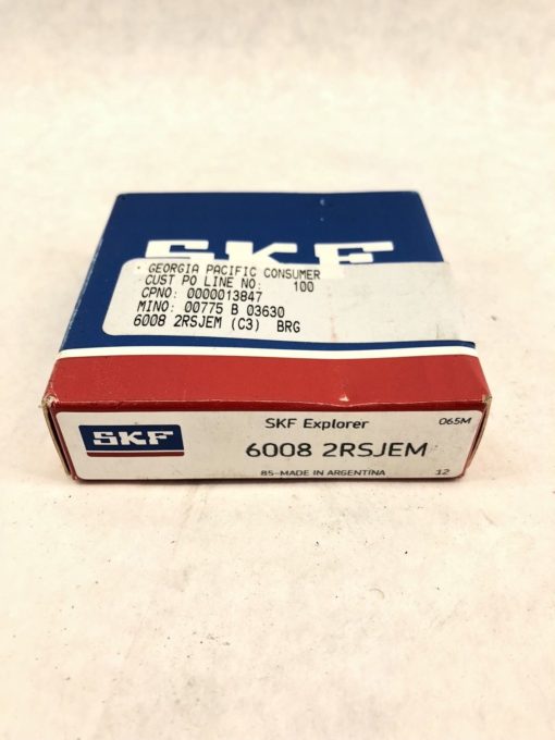 SKF 6008 2RSJEM SINGLE ROW BALL BEARING (J30) 2