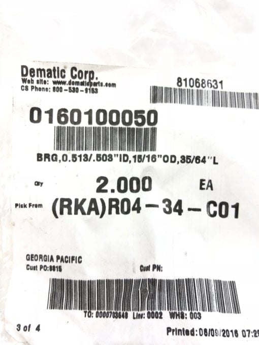 LOT OF 42 BEARINGS 0.513/
