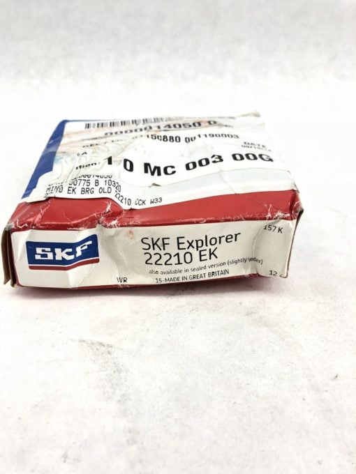 SKF EXPLORER 22210EK SKF NEW SPHERICAL ROLLER BEARING (J37) 2