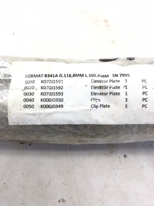 NEW B341A D.116,8MM L