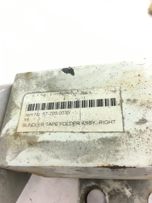 USED BUNDLER TAPE FOLDER ASSEMBLY, RIGHT SIDE, X6, FAST SHIPPING! (B333) 2