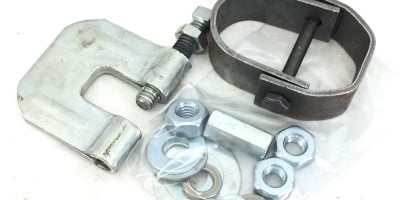 PIPE CLAMP CLEVIS HANGER ASSY KIT 1-1/2” PIPE 3/8” ROD 2-13/16” L (A256) 1