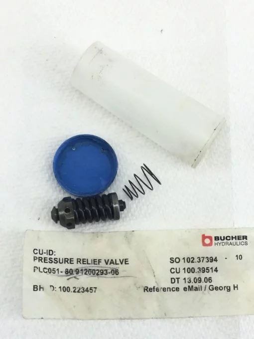 NIB! BUCHER HYDRAULICS PLC051 PRESSURE RELIEF VALVE FAST SHIP!!! (A238) 1