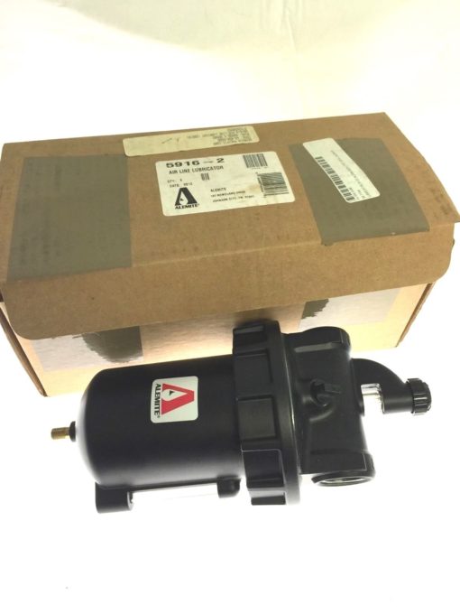 Alemite 250psi Air Line Lubricator 1in FPT Inlet-outlet 5916-2, NEW IN BOX, B96 2
