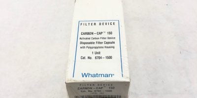 NEW IN BOX WHATMAN 6704-1500 CARBON CAP 150 CAPSULE FILTER, FAST SHIP! (B433) 1