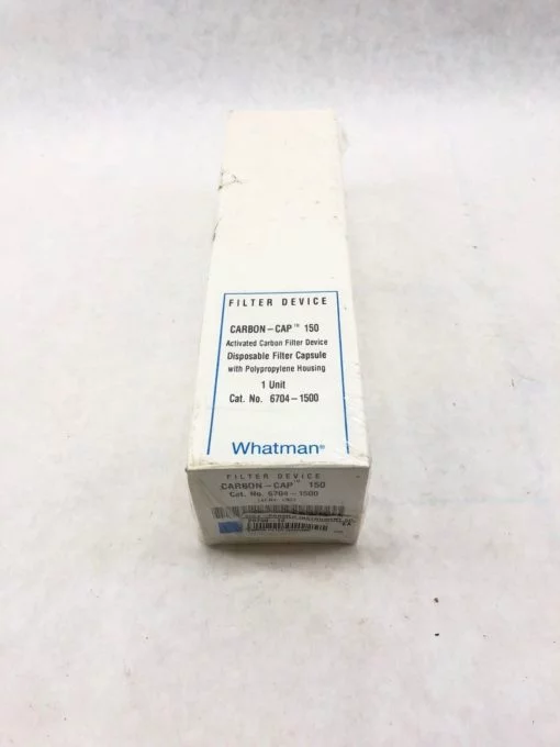 NEW IN BOX WHATMAN 6704-1500 CARBON CAP 150 CAPSULE FILTER, FAST SHIP! (B433) 1