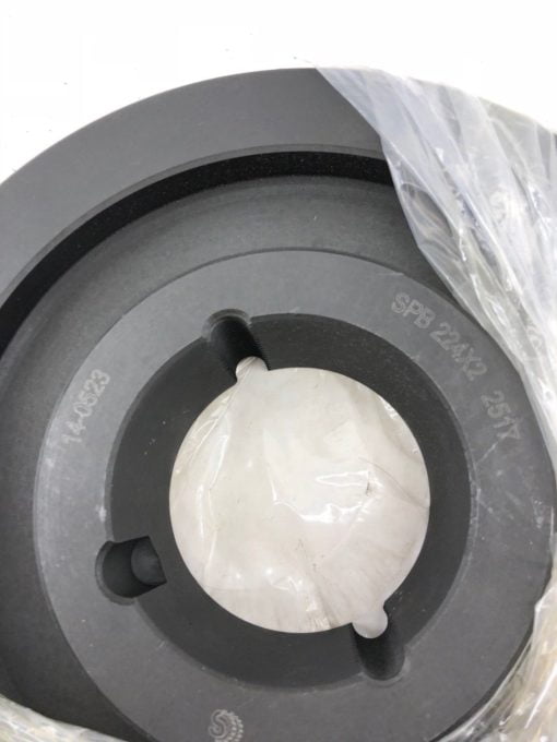 NEW 14-0523 SPB 224X2 2517 TAPER LOCK 2 GROOVE PULLEY, CAST IRON, (B433) 2