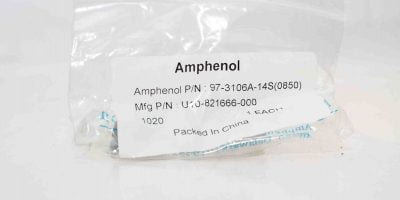 AMPHENOL 97-3106A-14S CIRCULAR CABLE CONNECTOR CLAMP NEW IN LOT OF 10! (H70) 1