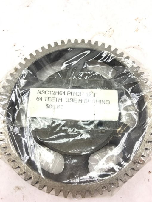 NEW NO BOX BROWNING NCS12H64 EXTERNAL SPUR GEAR, 64 TEETH, 12” PITCH, (B383) 2