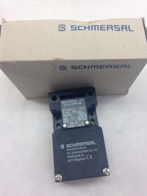 SCHMERSAL AZ16-12ZVRK-M20 SAFETY INTERLOCK SWITCH (A774) 1