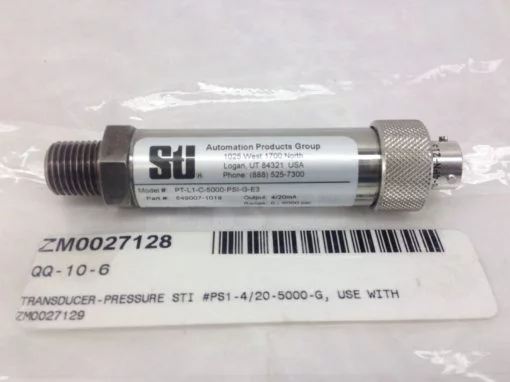NEW! STI PT-L1-C-5000-PSI-G-E3 PRESSURE TRANSDUCER 4/20-5000 FAST SHIP!!! (H156) 2