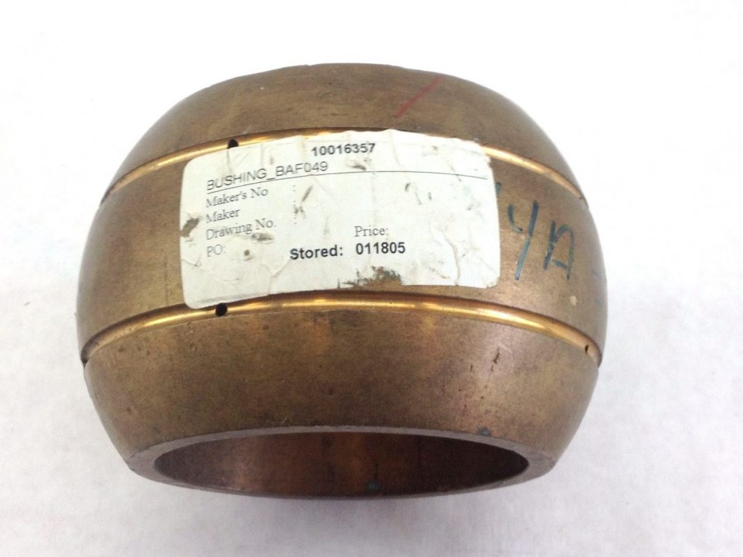 BRASS SPHERICAL BUSHING 36601AF049 53/4 O.D.X 31/2 H X 313/16 (G127)
