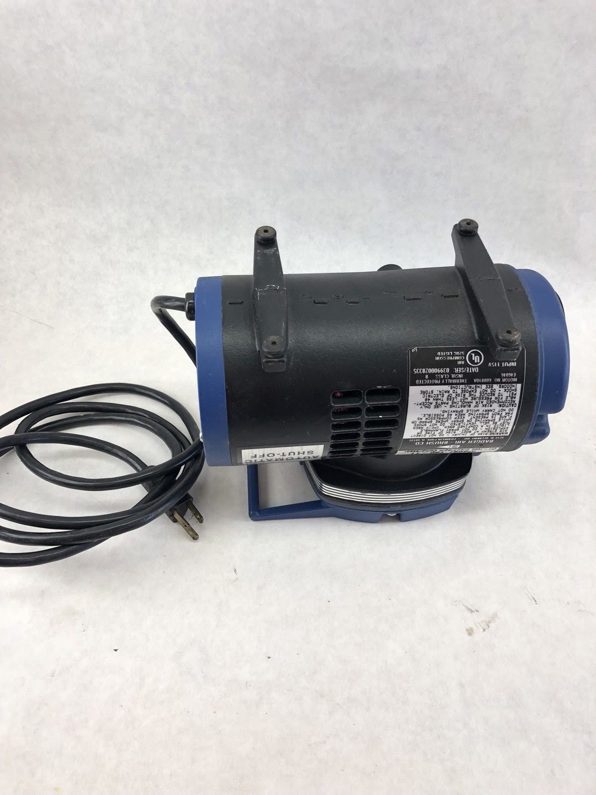 BADGER MODEL 180-11 OILLESS DIAPHRAGM COMPRESSOR (B467)