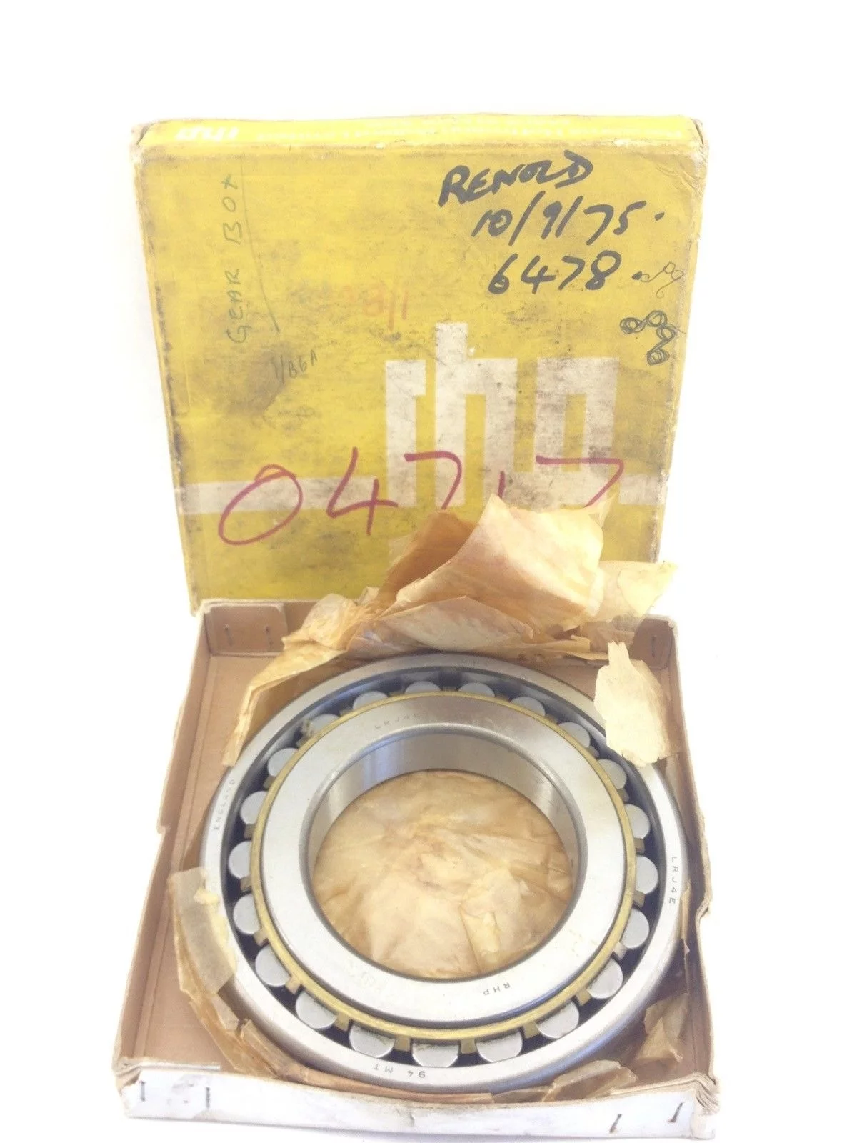 RHP LRJ4E 94MT CYLINDRICAL BALL BEARING 7.25 O.D, 4 BORE