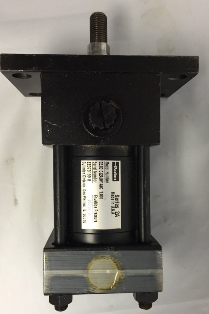 Parker Series 2A 02.00 C2AUS142 5.000 250 Psi Air Pneumatic Cylinder