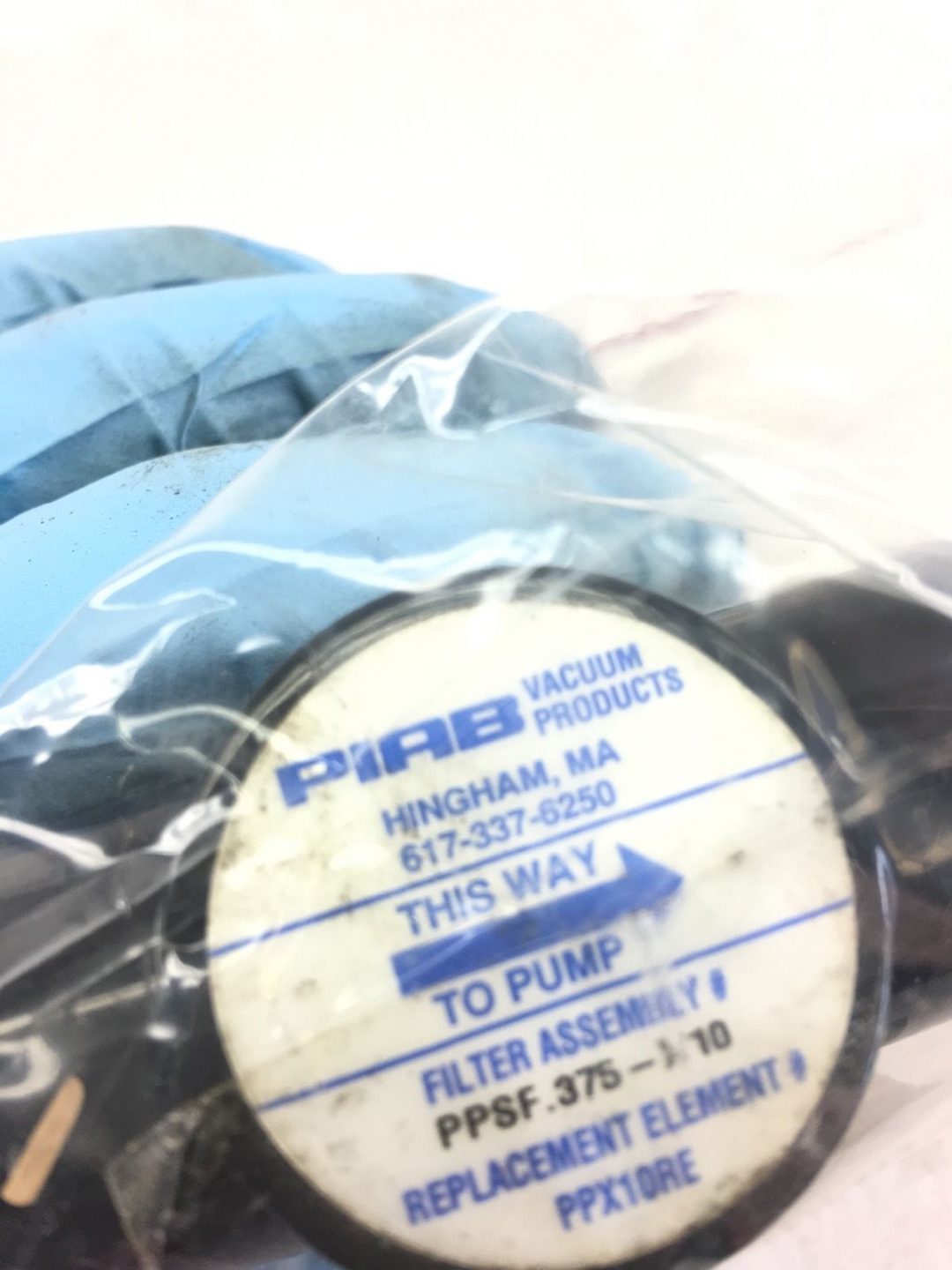 PIAB PPSF.375X10 VACCUM FILTER ELEMENT PPSF .375X10, (A177)