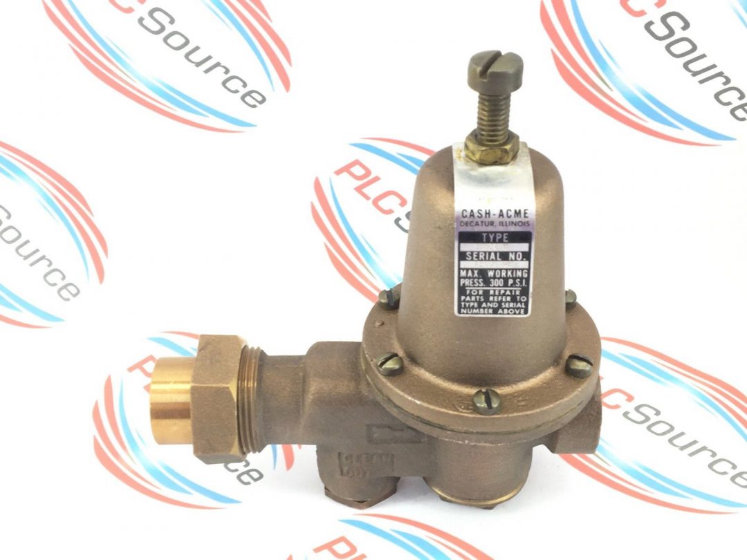 CASHACME EB24U PRESSURE REGULATOR BYPASS CHECK VALVE 3/4 10 40 PSI