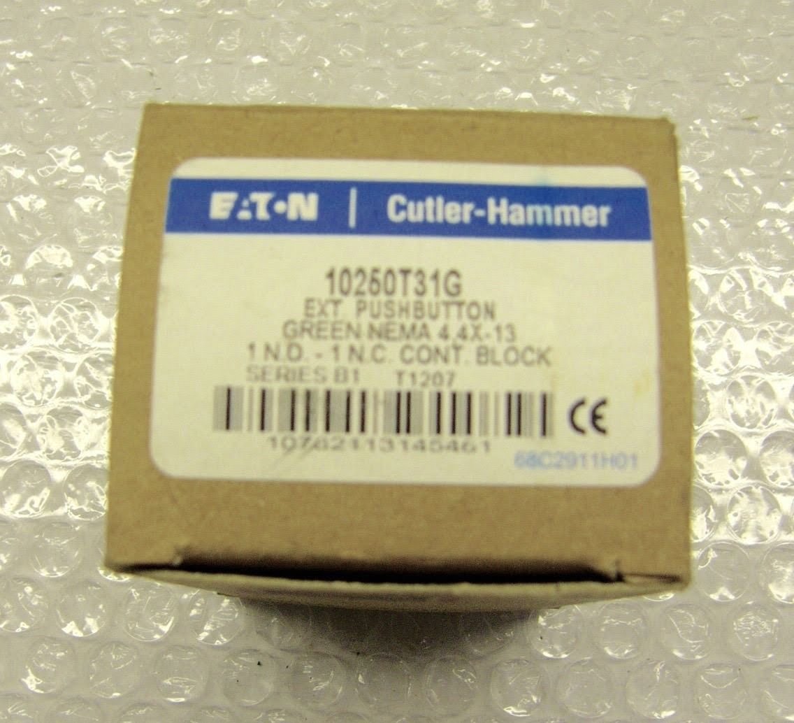 Details about   EATON CUTLER HAMMER 10250T31G EXTENDED HEAD GREEN PUSHBUTTON 