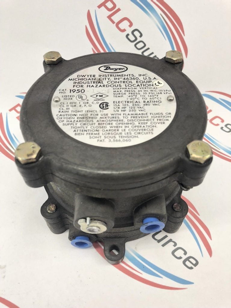 DWYER 195012F EXPLOSION PROOF PRESSURE SWITCH