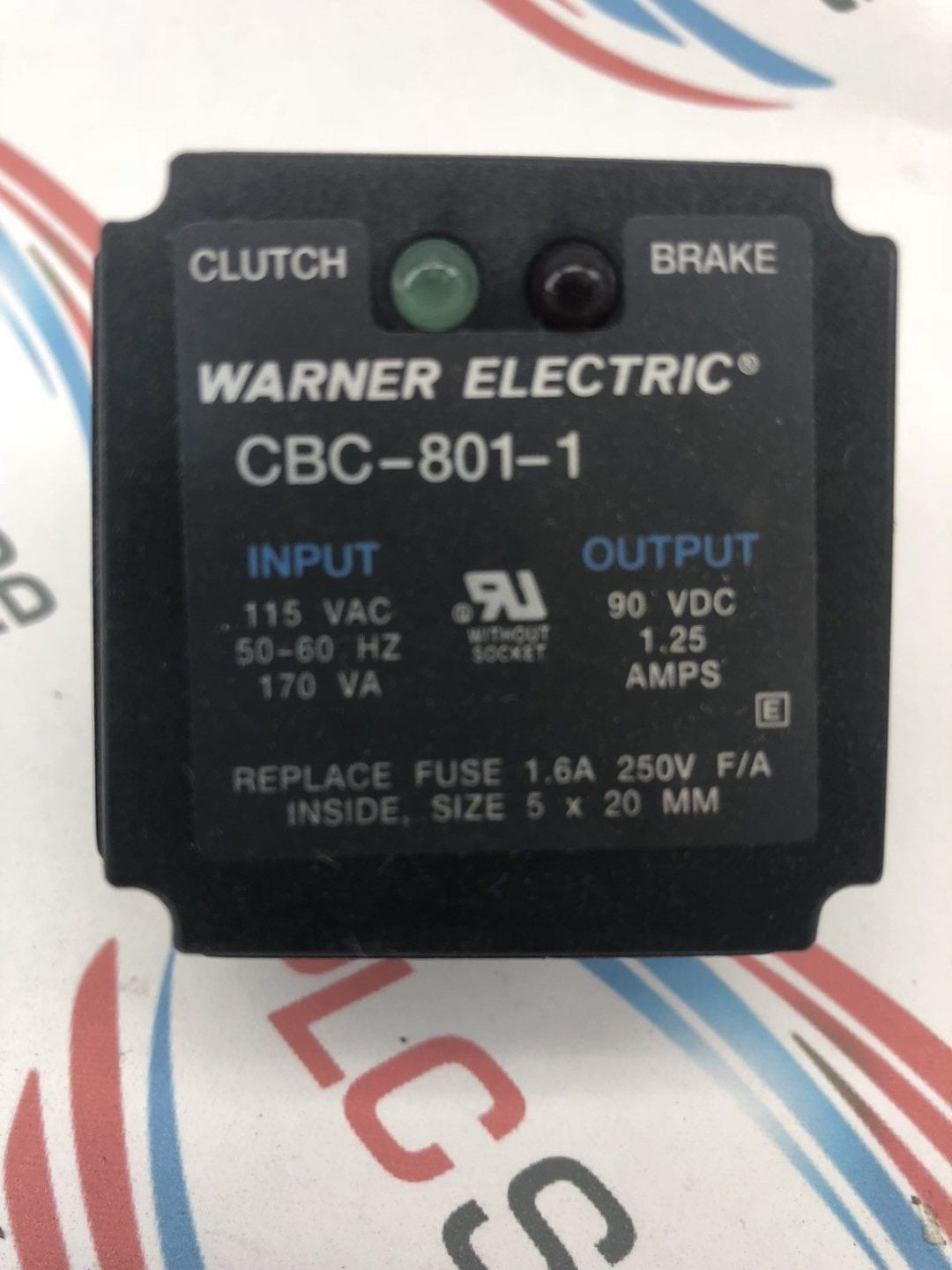 WARNER ELECTRIC CBC8011 CLUTCH BRAKE CONTROL