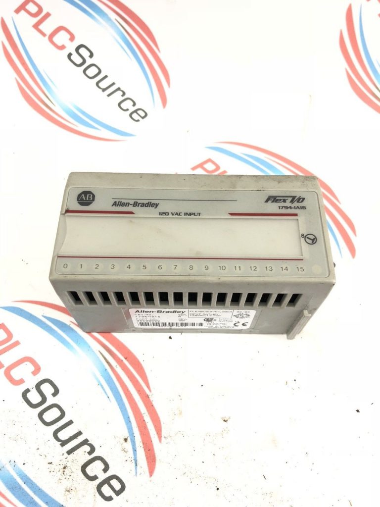 ALLEN BRADLEY FLEX I/O 1794IA16 120VAC INPUT MODULE