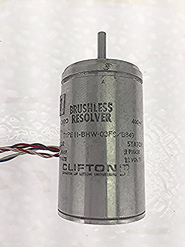 Clifton TGH-11-E-3 Synchro Transmitter NEW OLD STOCK 400 Hz MFR-4H618 
