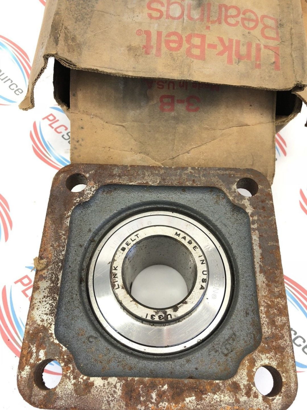 LINK BELT BEARINGS 2" U331 4 BOLT FLANGE BALL BEARING 2 INCH
