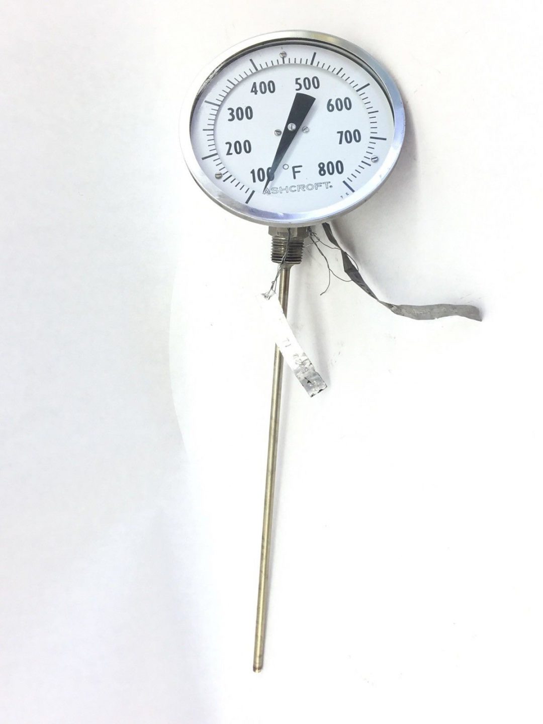 ASHCROFT TI484B TEMPERATURE GAUGE 100° F to 800° F (H251)