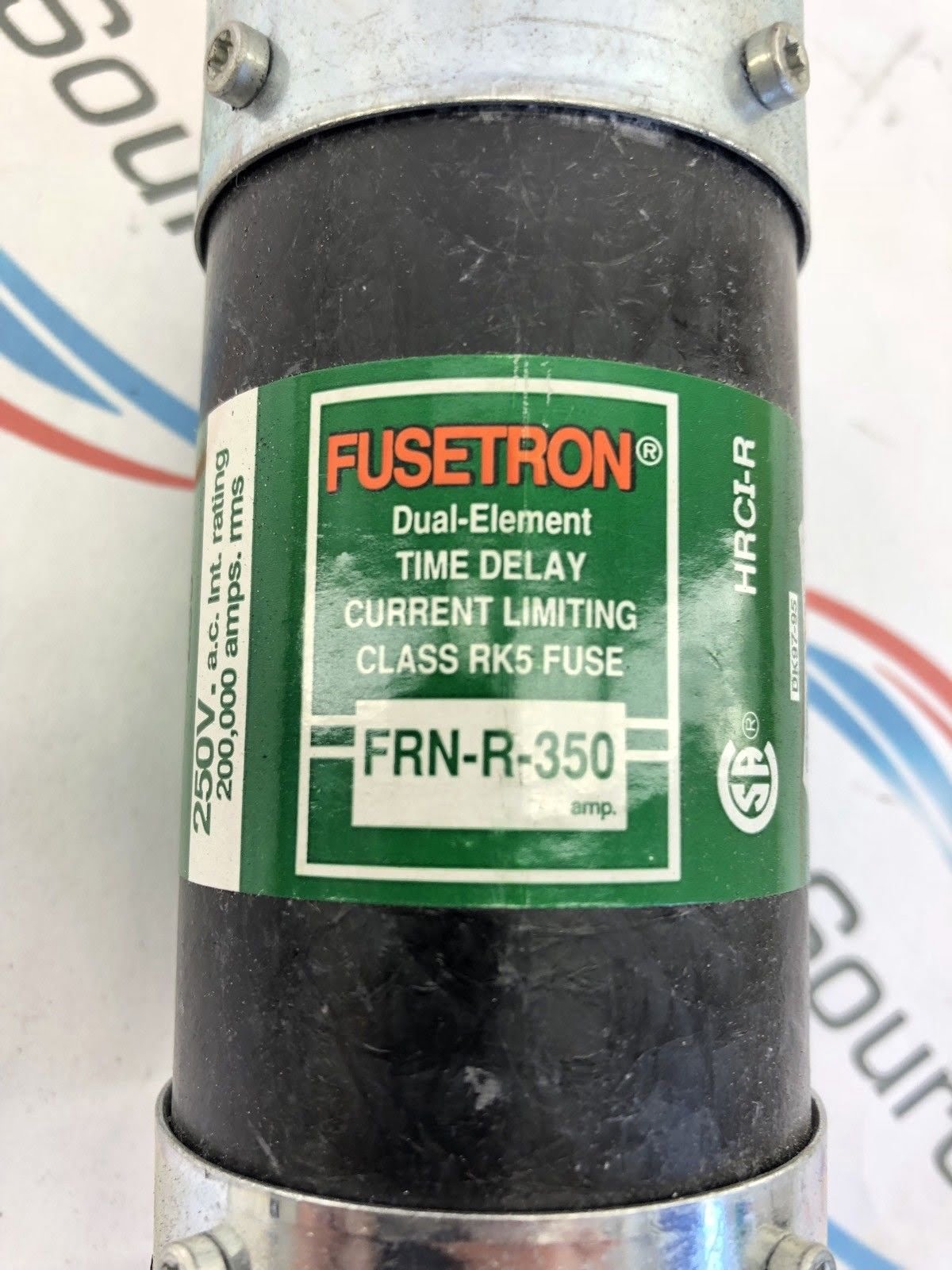 COOPER BUSSMANN FUSETRON FRN-R-350 250VAC RK5 FUSE