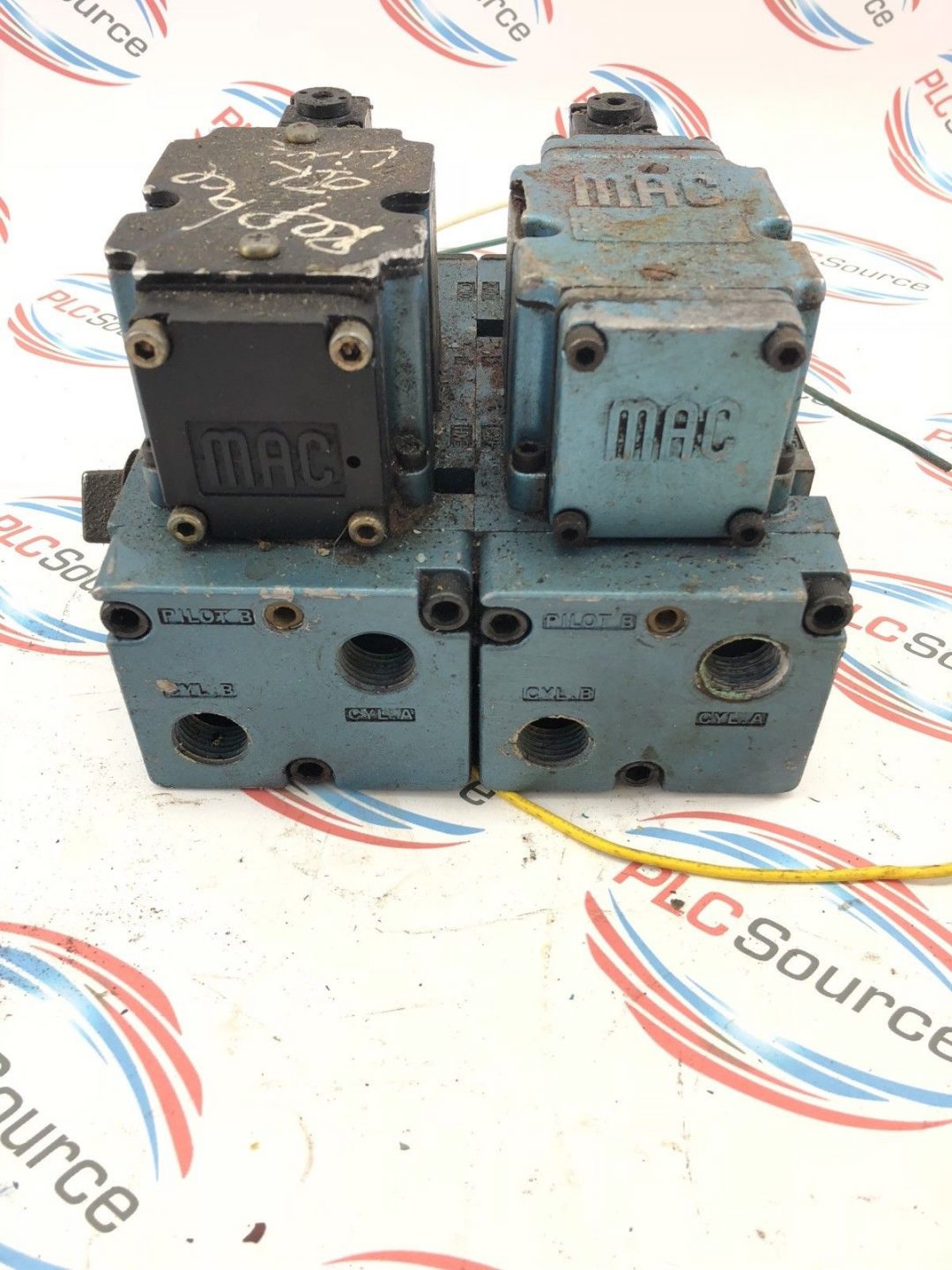MAC VALVES PPE112DABE SOLENOID VALVES AND BASE ASSEMBLY