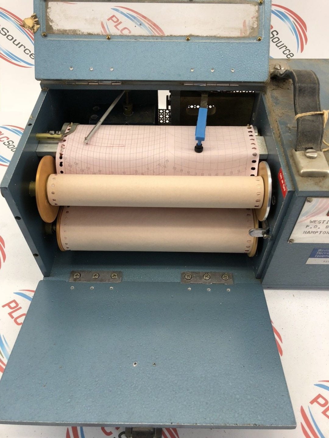 WESTINGHOUSE ELECTRIC CHART RECORDER IN CASE ASSEMBLY