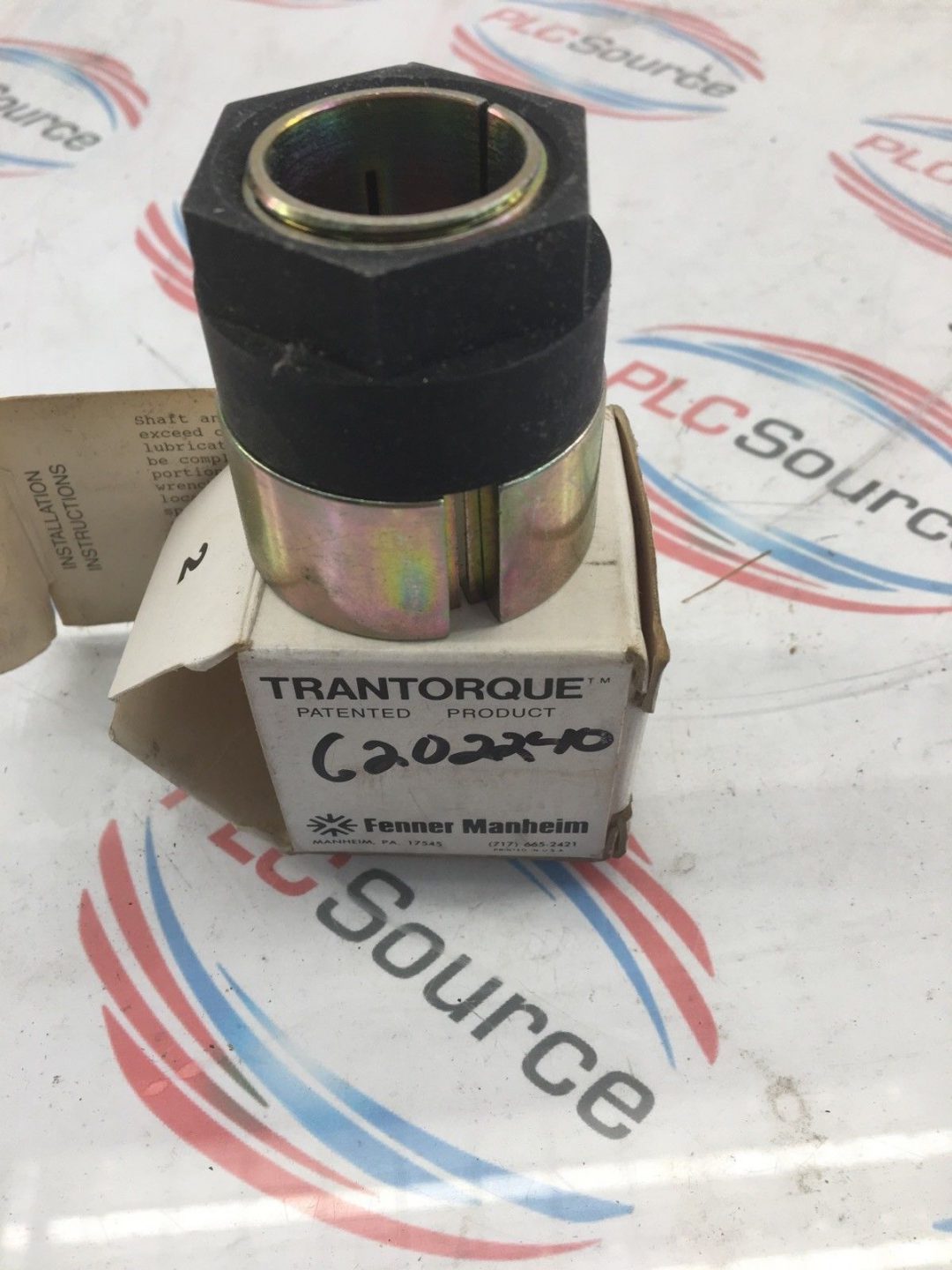 FENNER MANHEIM TRANTORQUE 6202240 KEYLESS BUSHING 1 BORE