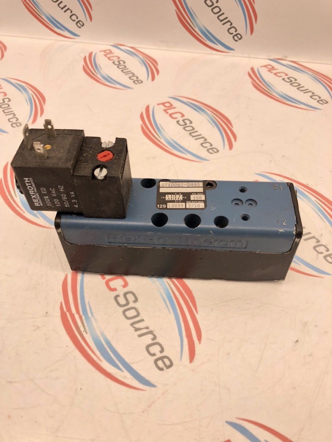 REXROTH CERAM GT100612440 PNEUMATIC VALVE MAX PSI 150