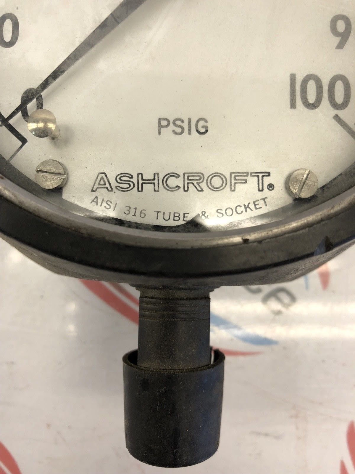 NEW NO BOX * Details about   ASHCROFT 316-SF PRESSURE GAUGE 0-100 PSI 